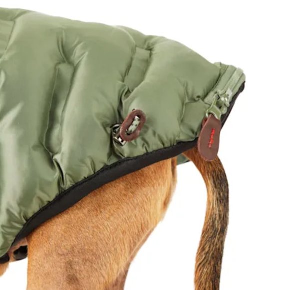 Reddy Olive Pet Puffer Vest, Small - Picture 2 of 8